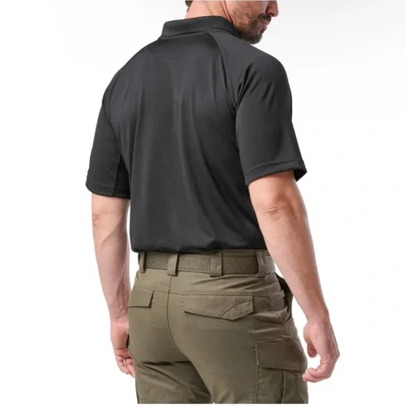 Men’s 5.11 Tactical Series Polo Black - Picture 2 of 16